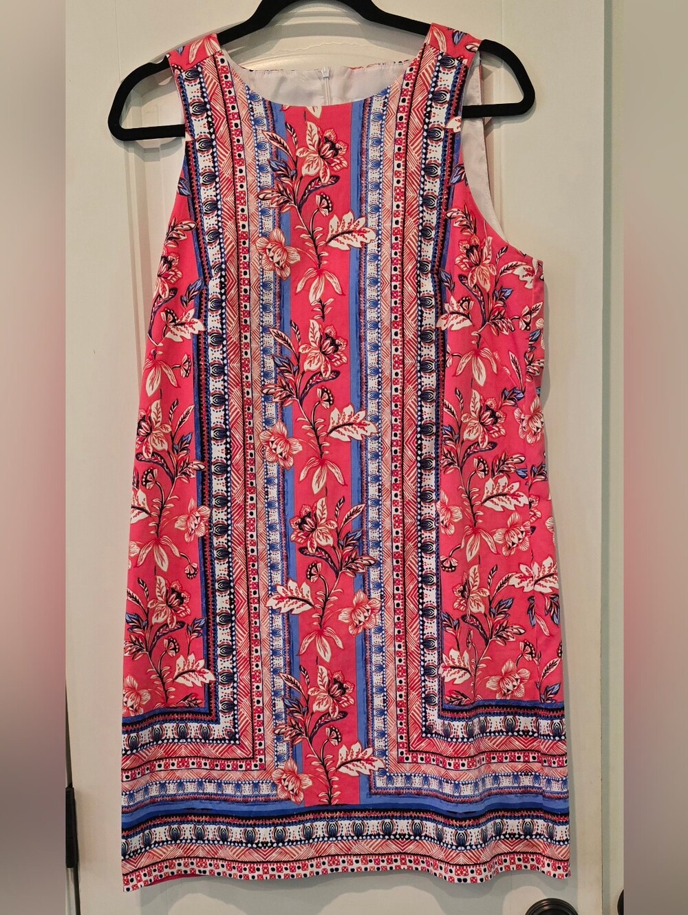London Times Sleeveless Shift Dress W14